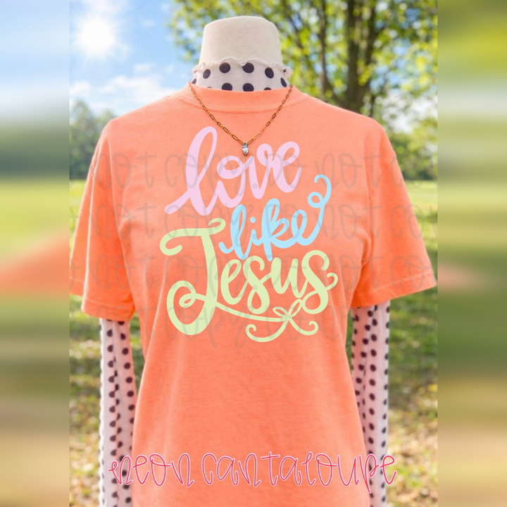 Love Like Jesus Pastel – DTF Transfer