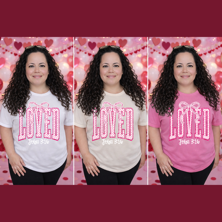 Loved John316 Light Pink – DTF Transfer