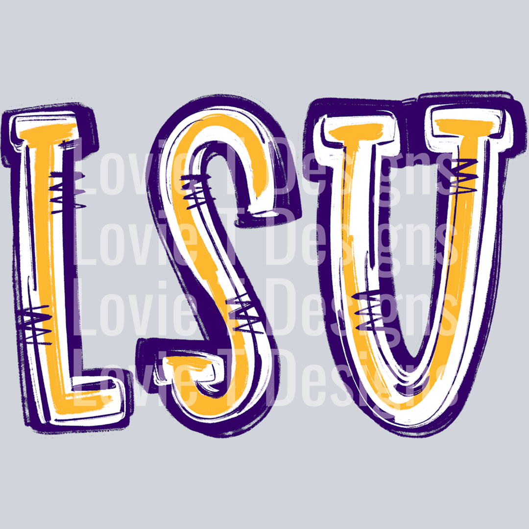 Lsu Spirit Stack – DTF Transfer