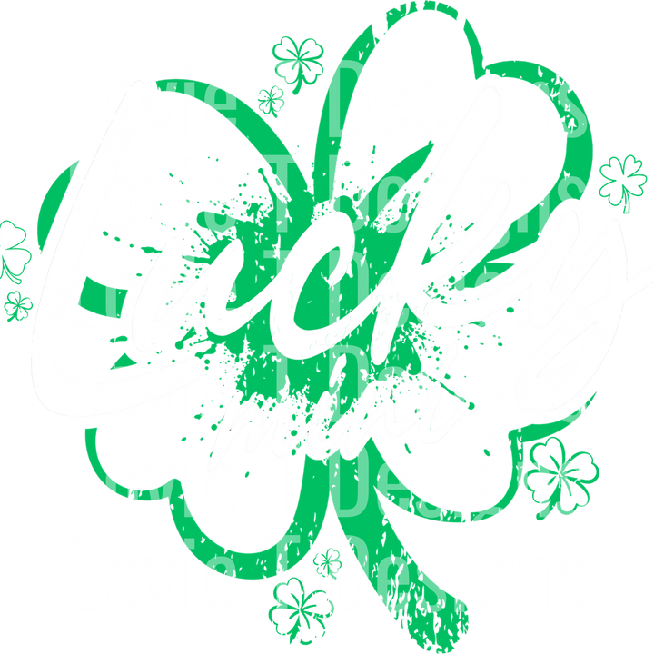 lucky MINI green  SPLATTER