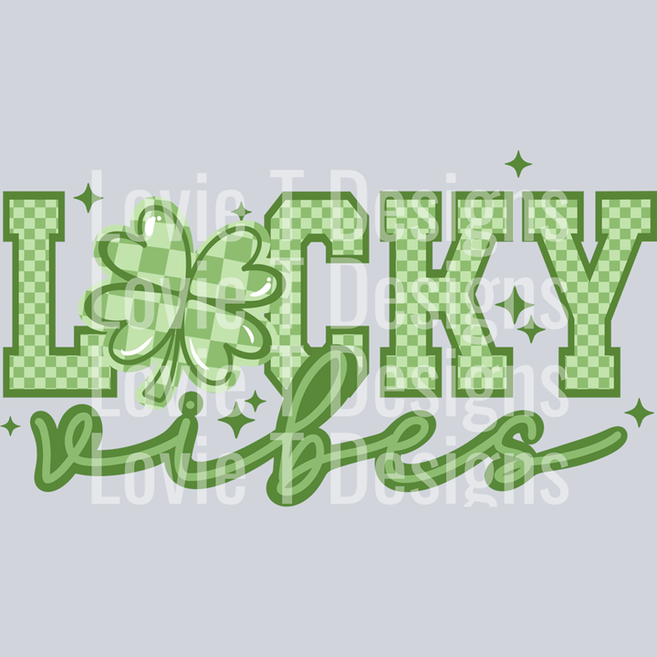 Lucky Vibes – DTF Transfer