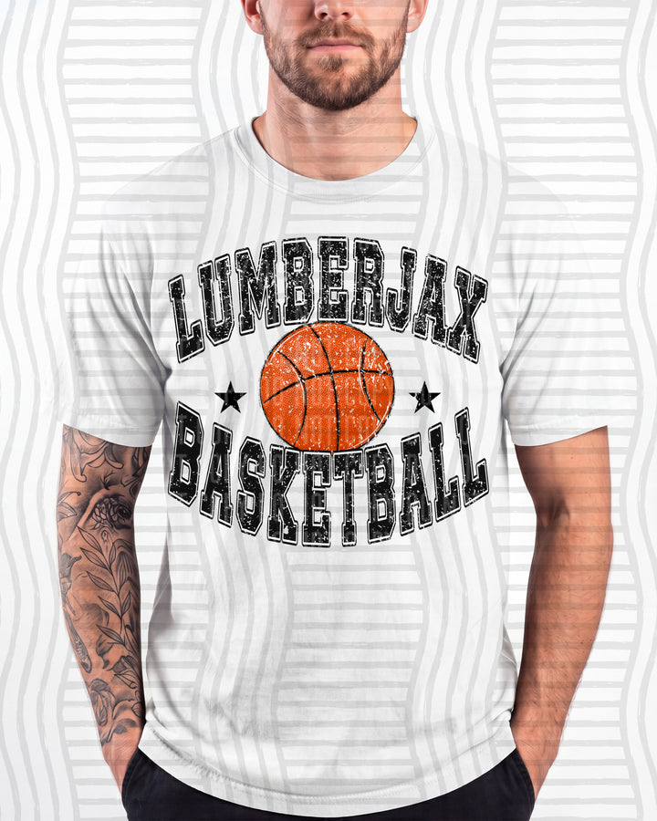 Lumberjax Basketball Varsity Mascots DTF transfer
