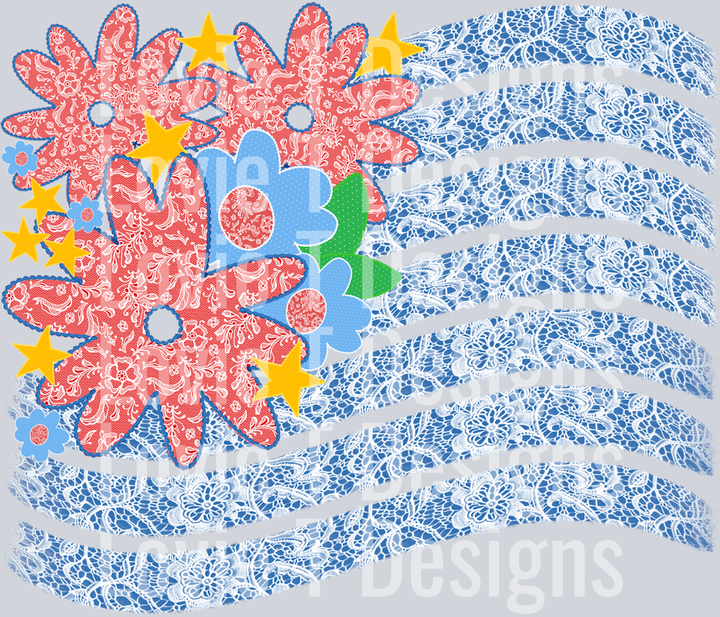 Lace American Flag