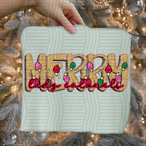 Merry Lights Mascots Lady Colonels design