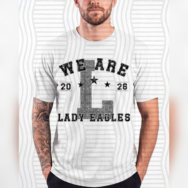 Varsity Initials Mascots Lady Eagles design