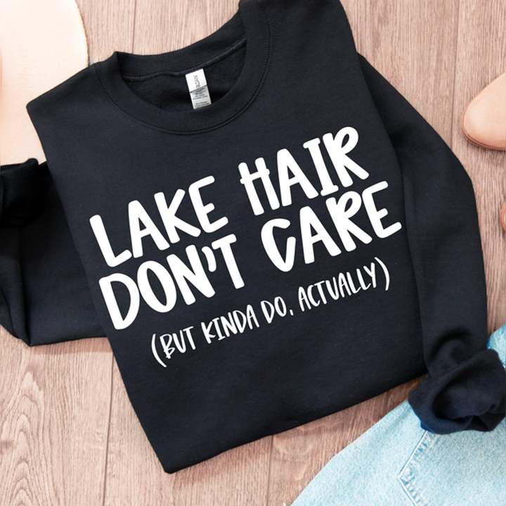 Lake Hair White – DTF Transfer – product image