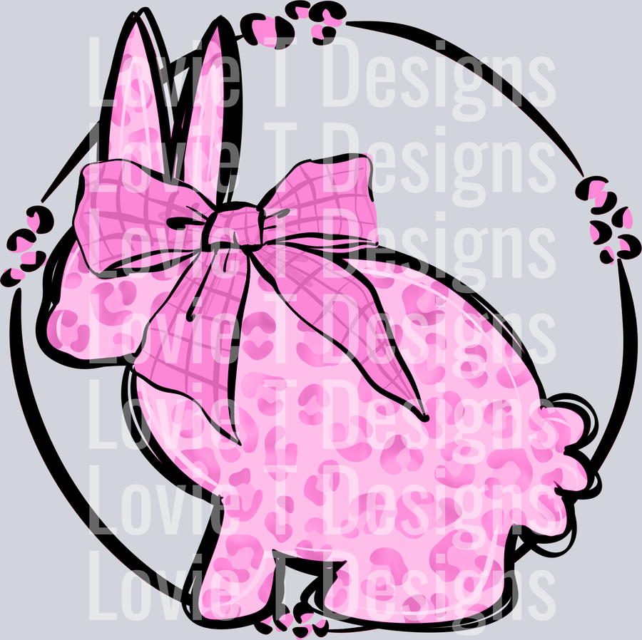 Leopard Bunny Pink