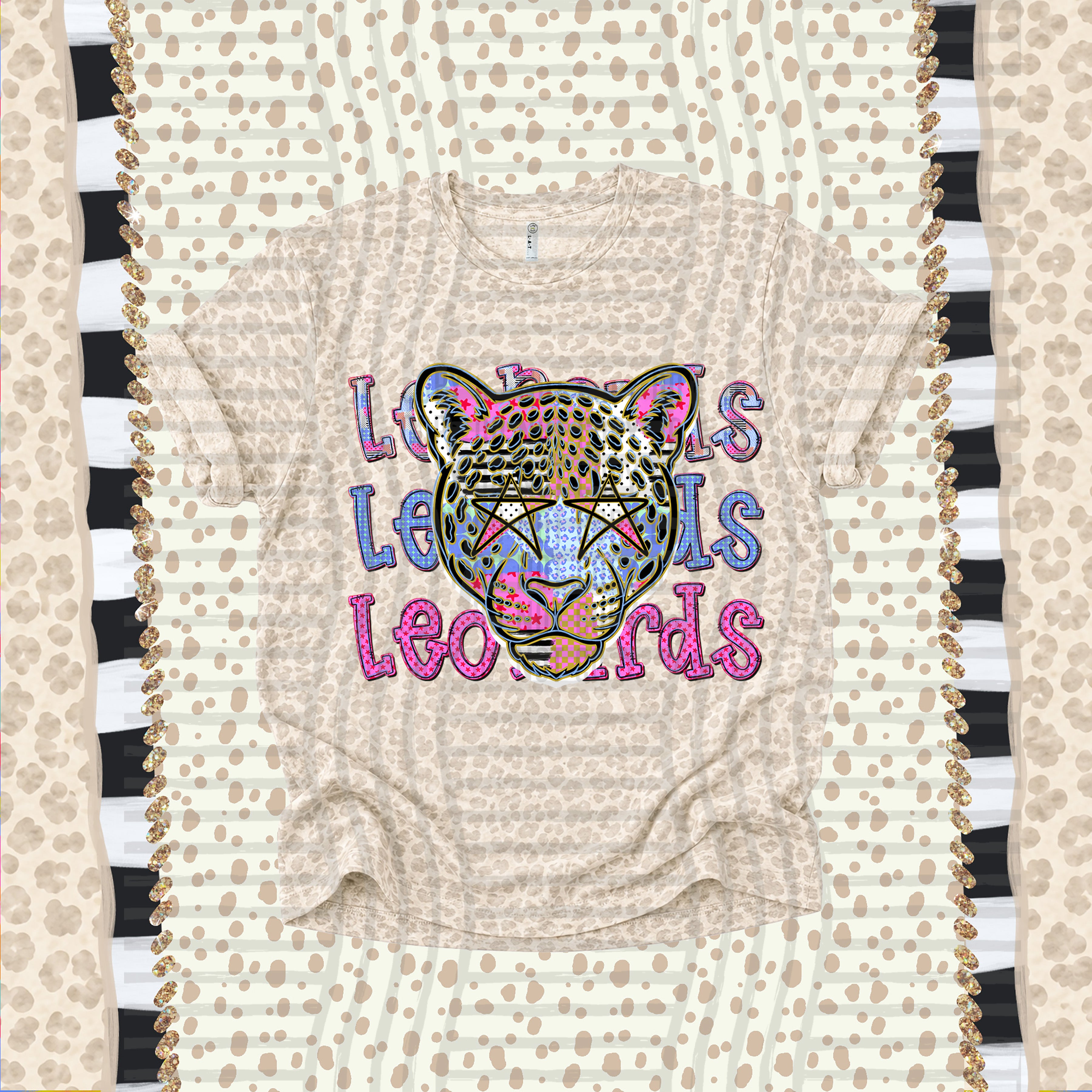 Dolly Doodle Mascots Leopards design