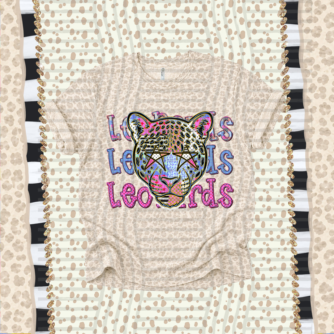 Leopards Dolly Doodle mascot DTF transfer