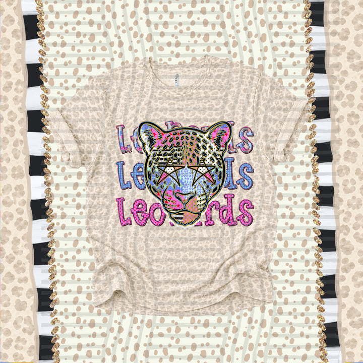 Leopards Dolly Doodle mascot DTF transfer