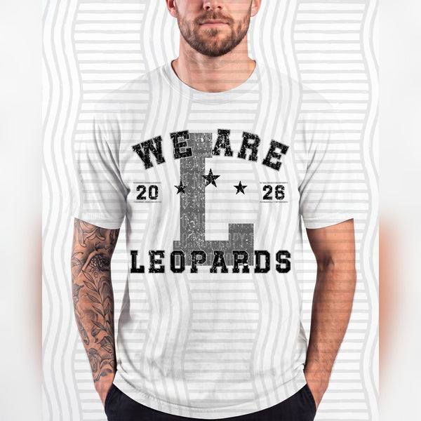 Varsity Initials Mascots Leopards design