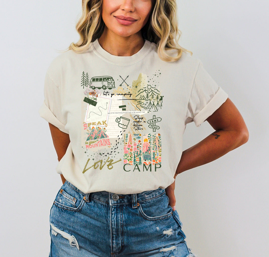 LETS GO CAMPING COLLAGE