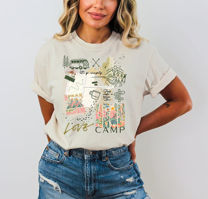 LETS GO CAMPING COLLAGE