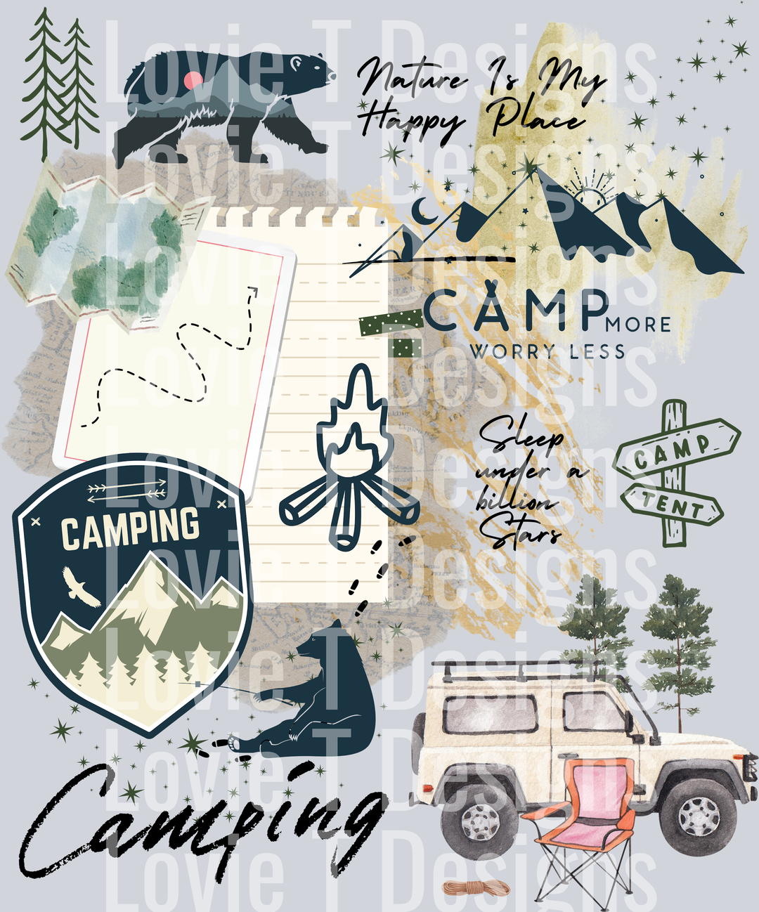 Lets go camping collage3