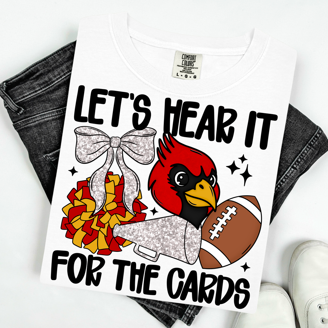 Let’s Hear It for the Cards DTF transfer design – image 1