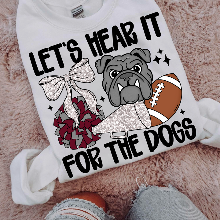 LETS HEAR IT FOR THE DOGS