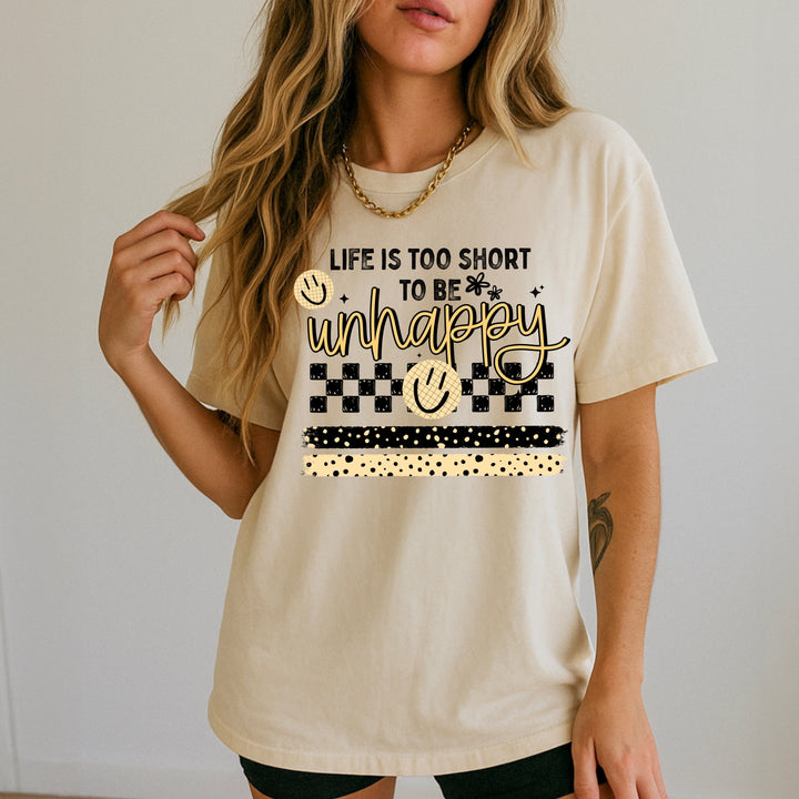 LIFE TOO SHORT BLACK mockup