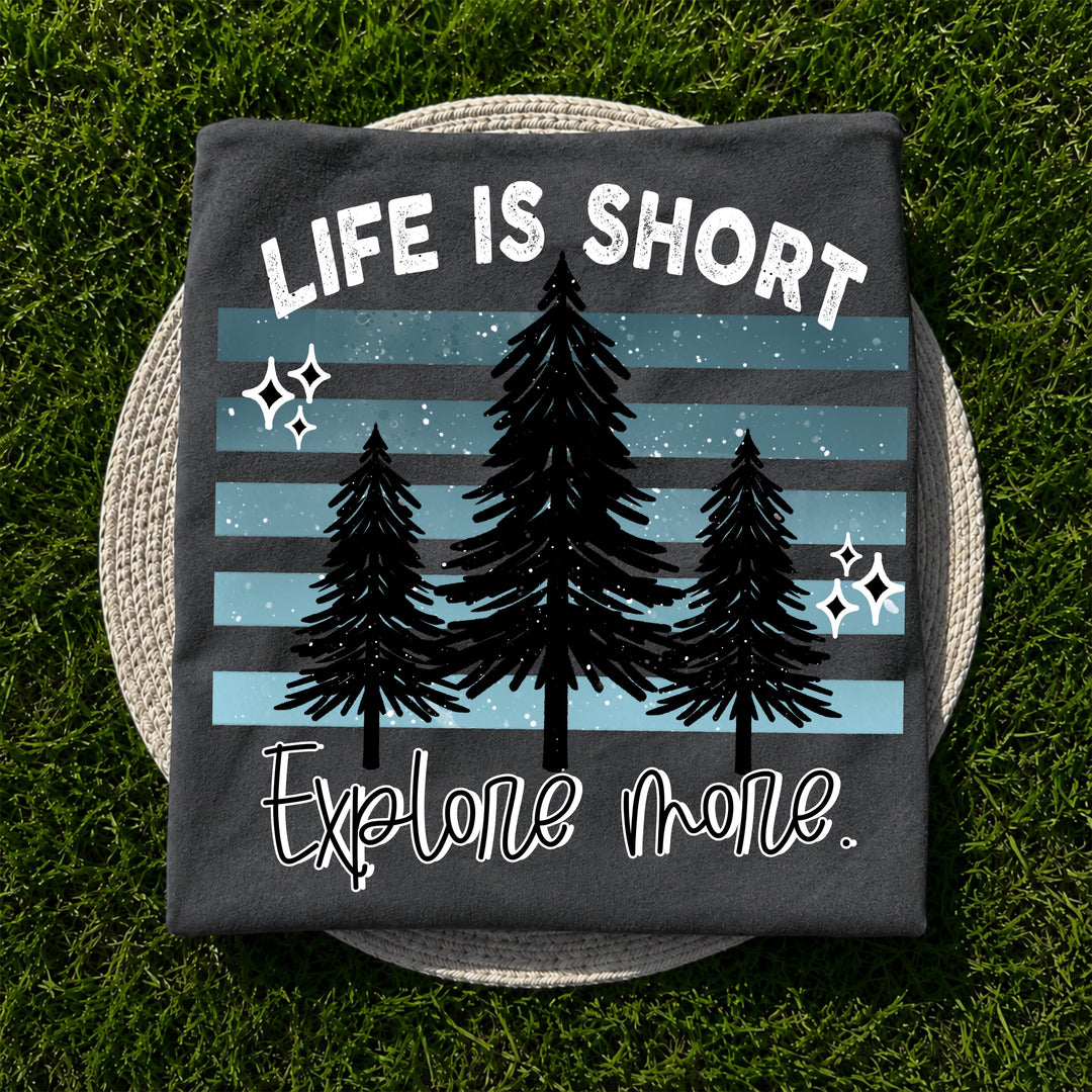 LIFE IS SHORT WHITE mockup