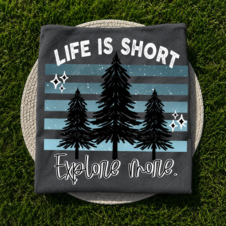 LIFE IS SHORT WHITE mockup