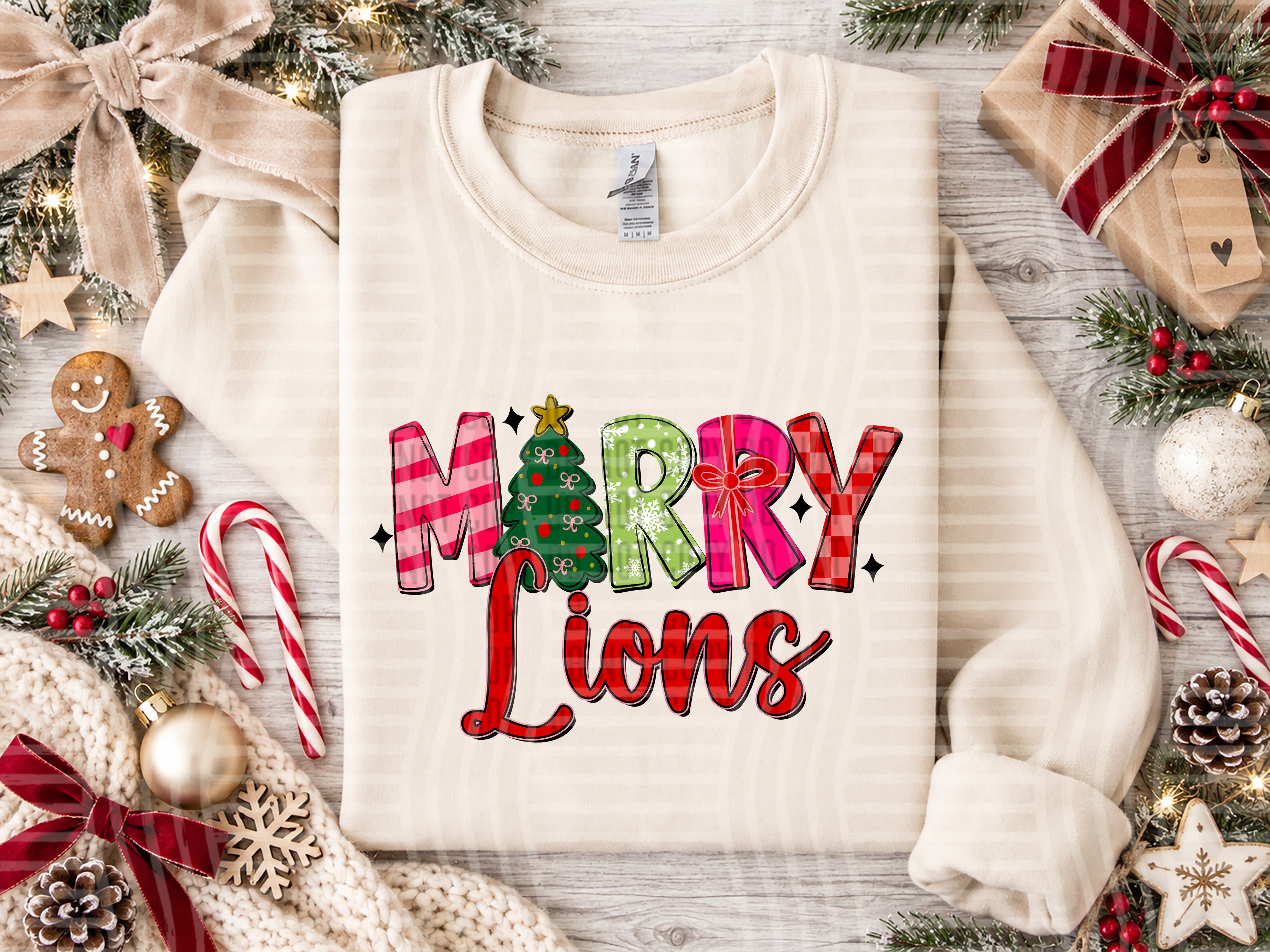 Merry Mascots Lions design