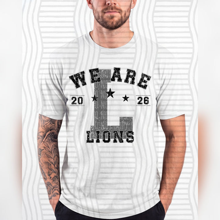 Lions Varsity Initials Mascots DTF transfer
