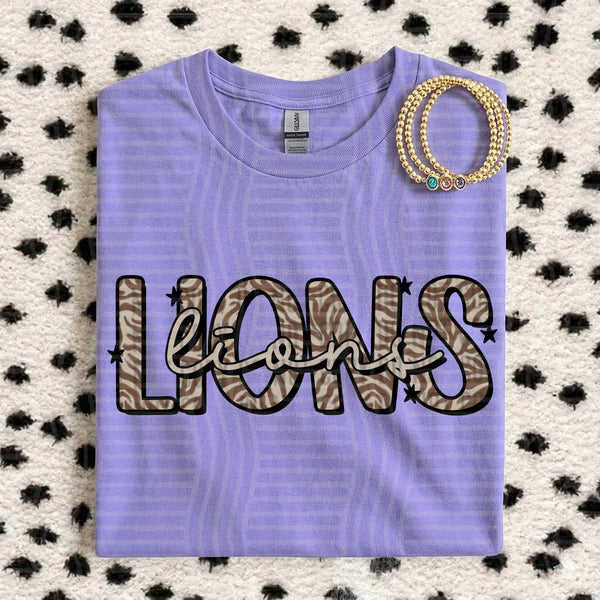 Zebra Mascots Lions design