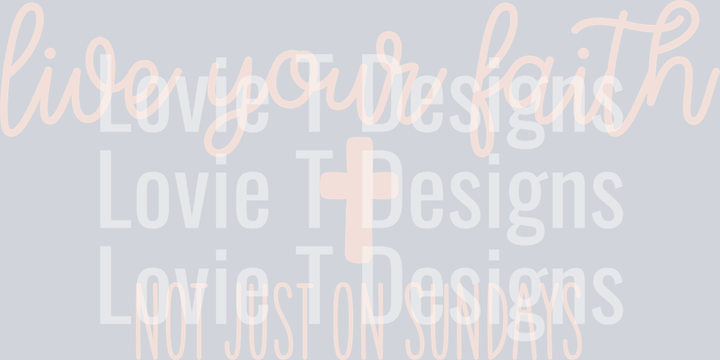 Live Your Faith Cream