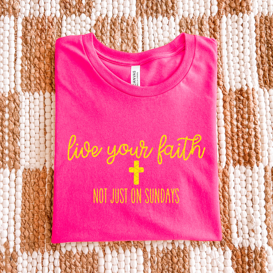 LIVE YOUR FAITH YELLOW
