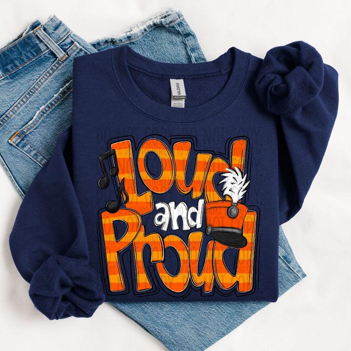 LOUD AND PROUD DOODLE MARCHING BAND ORANGE