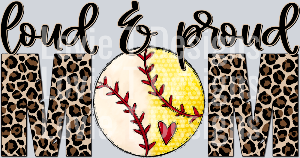 Loud and Proud Softball Baseball MIX