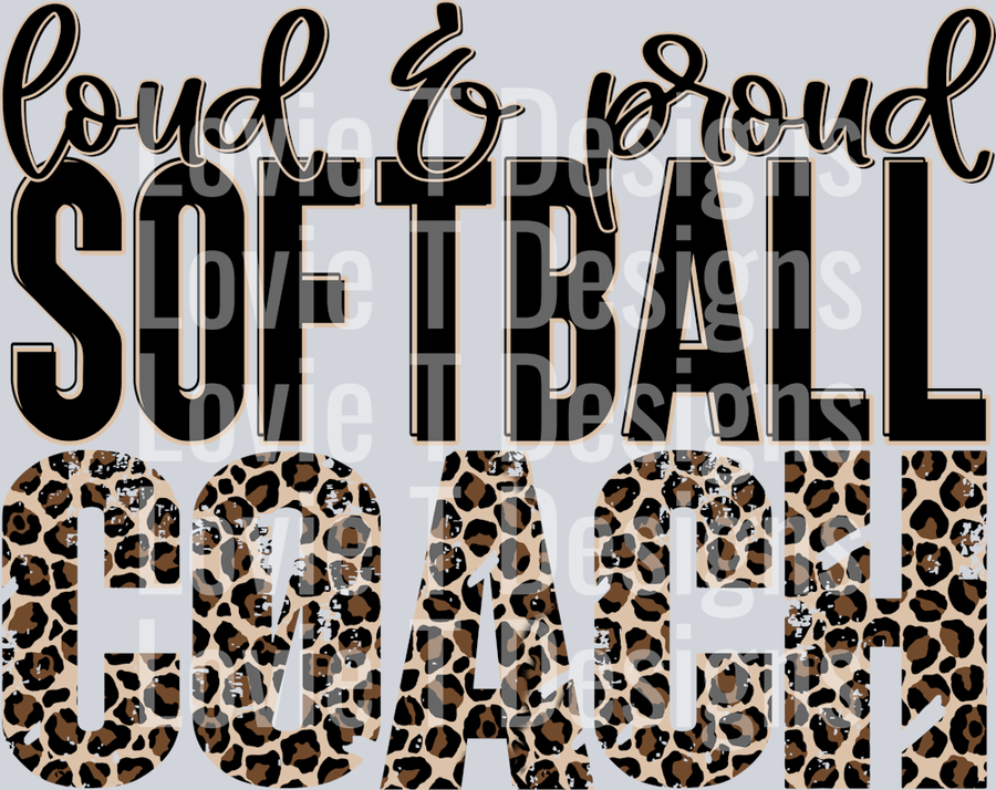 Loud and Proud Softball Coach