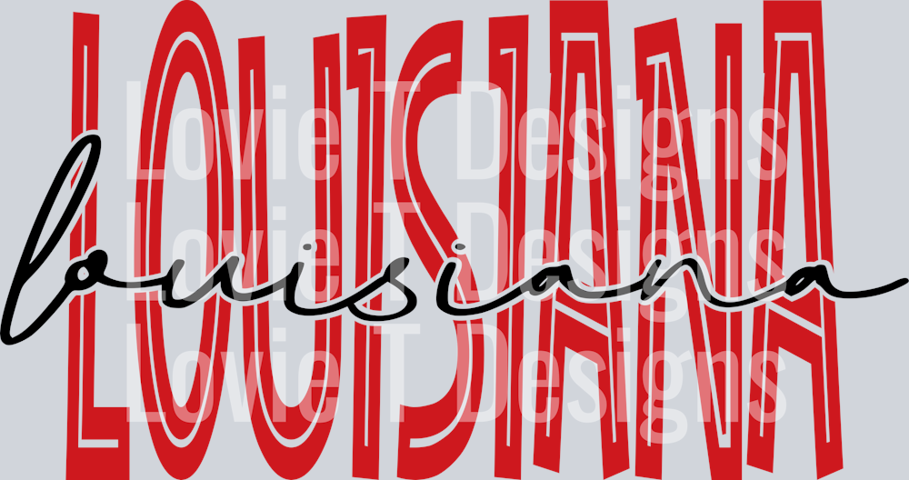 Louisiana Red Cutout