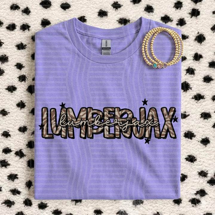 Lumberjax Zebra Mascots DTF transfer