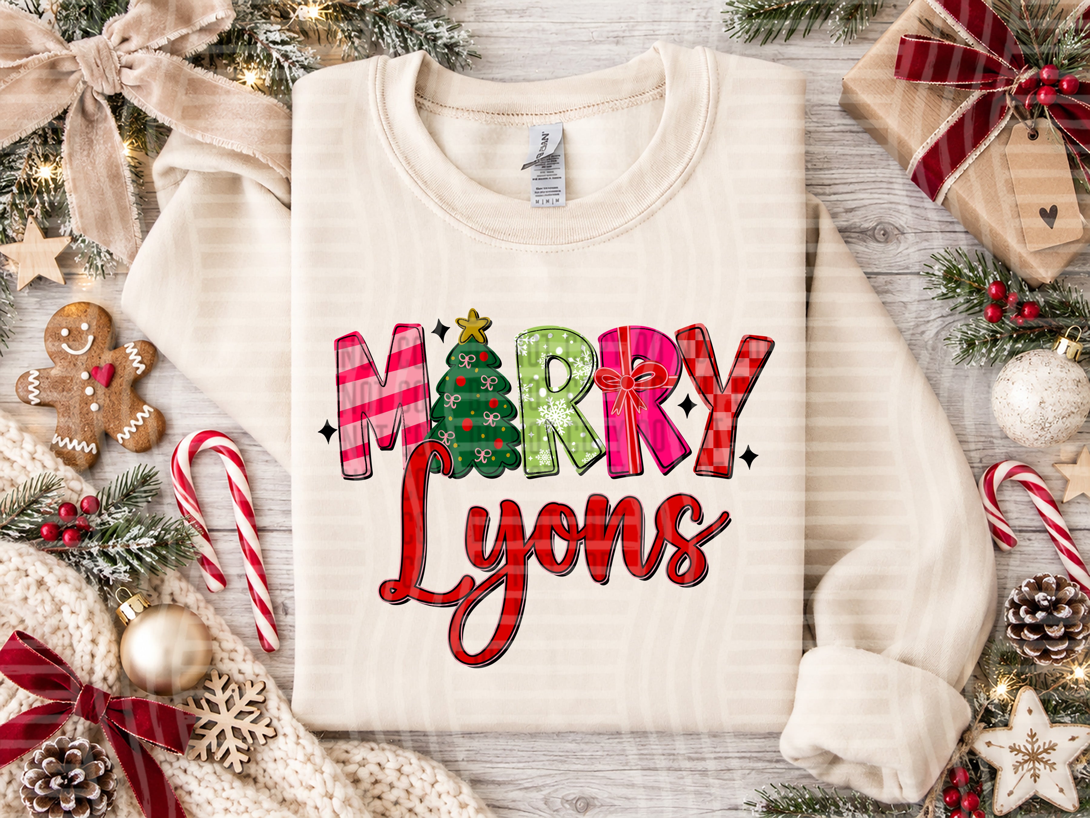 Merry Mascots Lyons design
