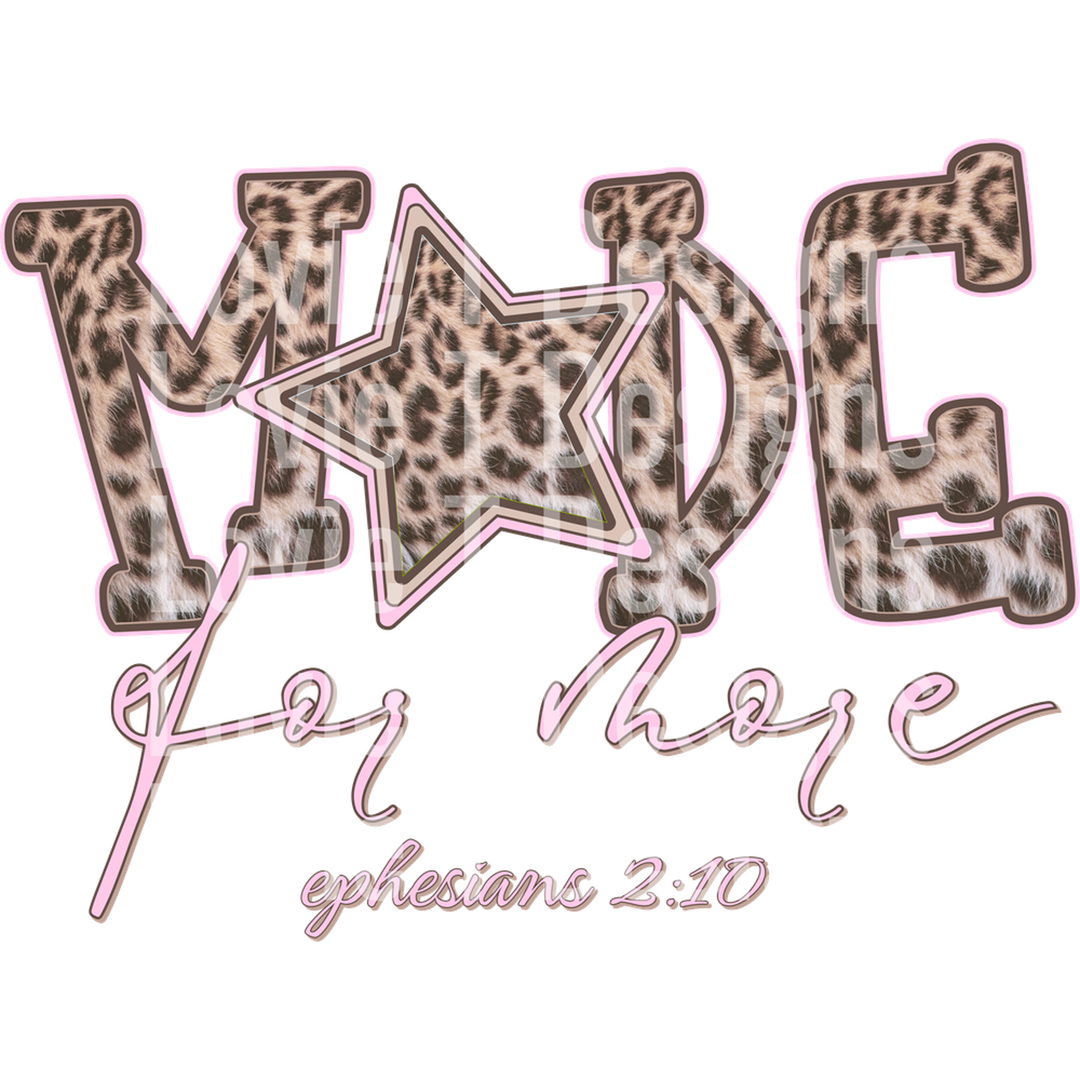 Made for More Phoebe Leopard – DTF Transfer