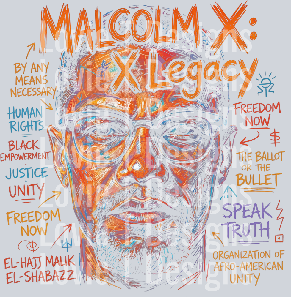 MALCOM - ONLY FOR BLACK SHIRTS