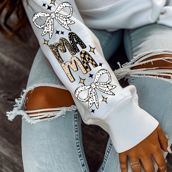 MAMA CHEETAH CHECKER SLEEVE