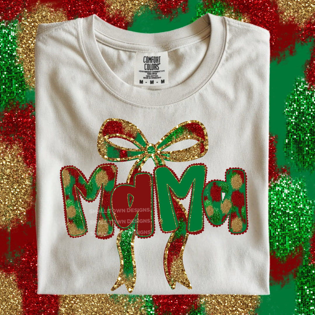MAMA CHRISTMAS BOW