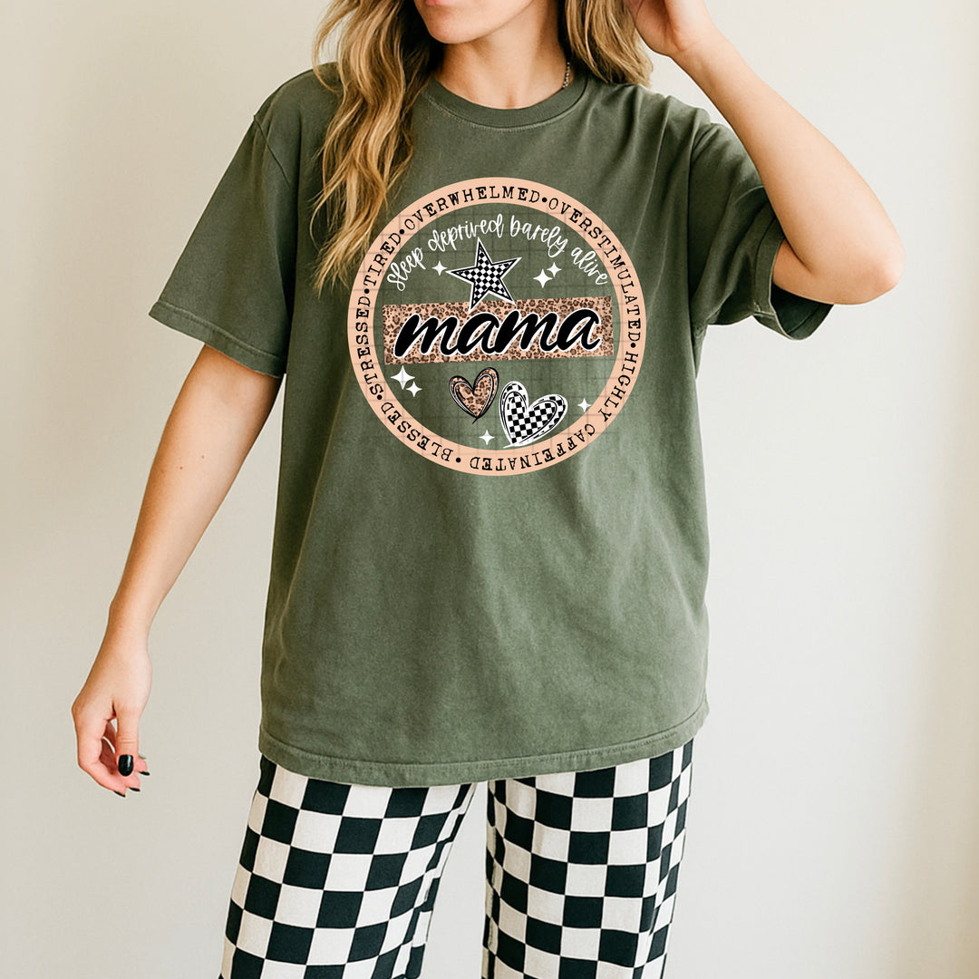 MAMA CIRCLE WHITE ACCENTS