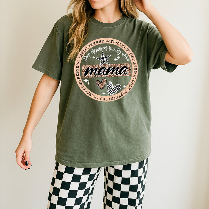 MAMA CIRCLE WHITE ACCENTS