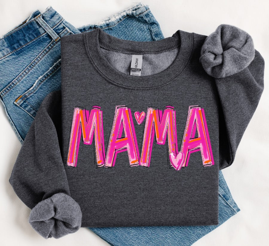 MAMA - Pretty In Pink-[DTF Transfer]-Lovie T Designs