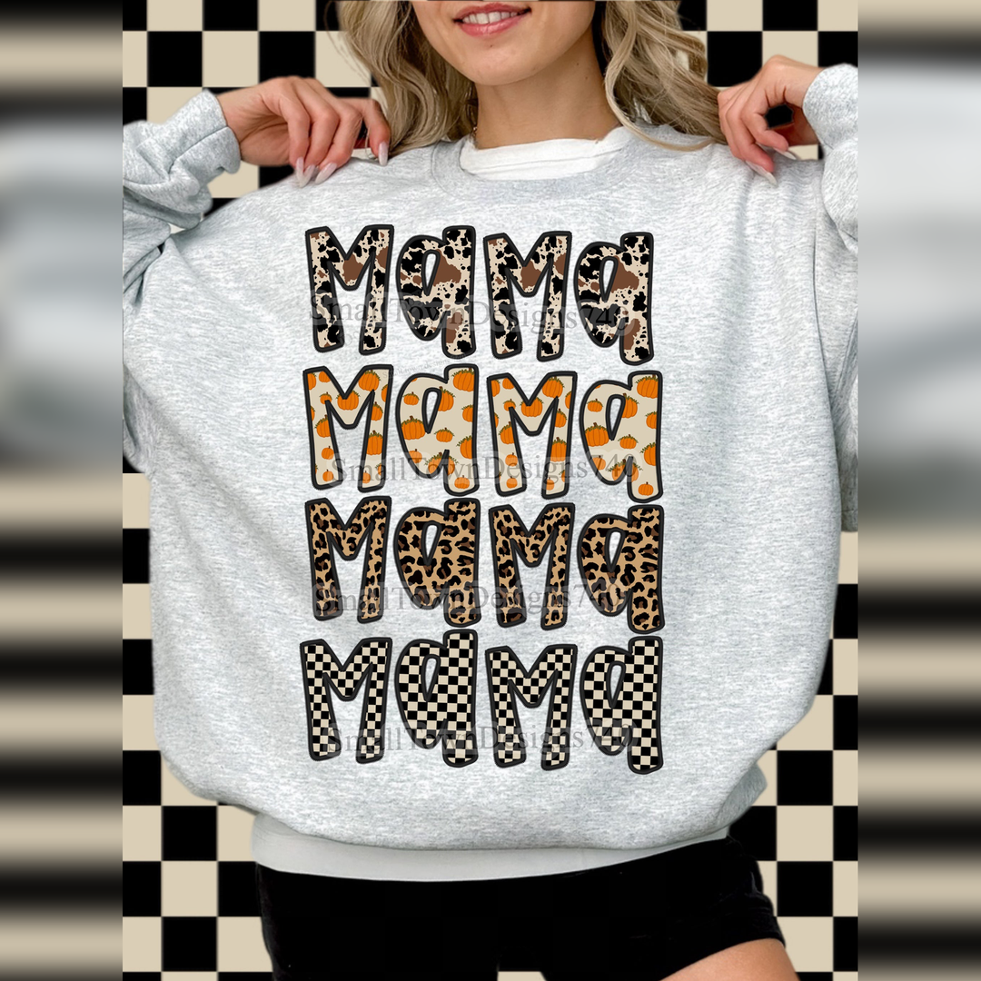 Mama Stacked Fall – DTF Transfer