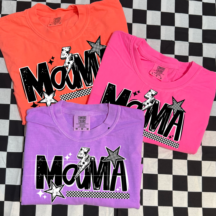 MAMA WITH WHITE STARS