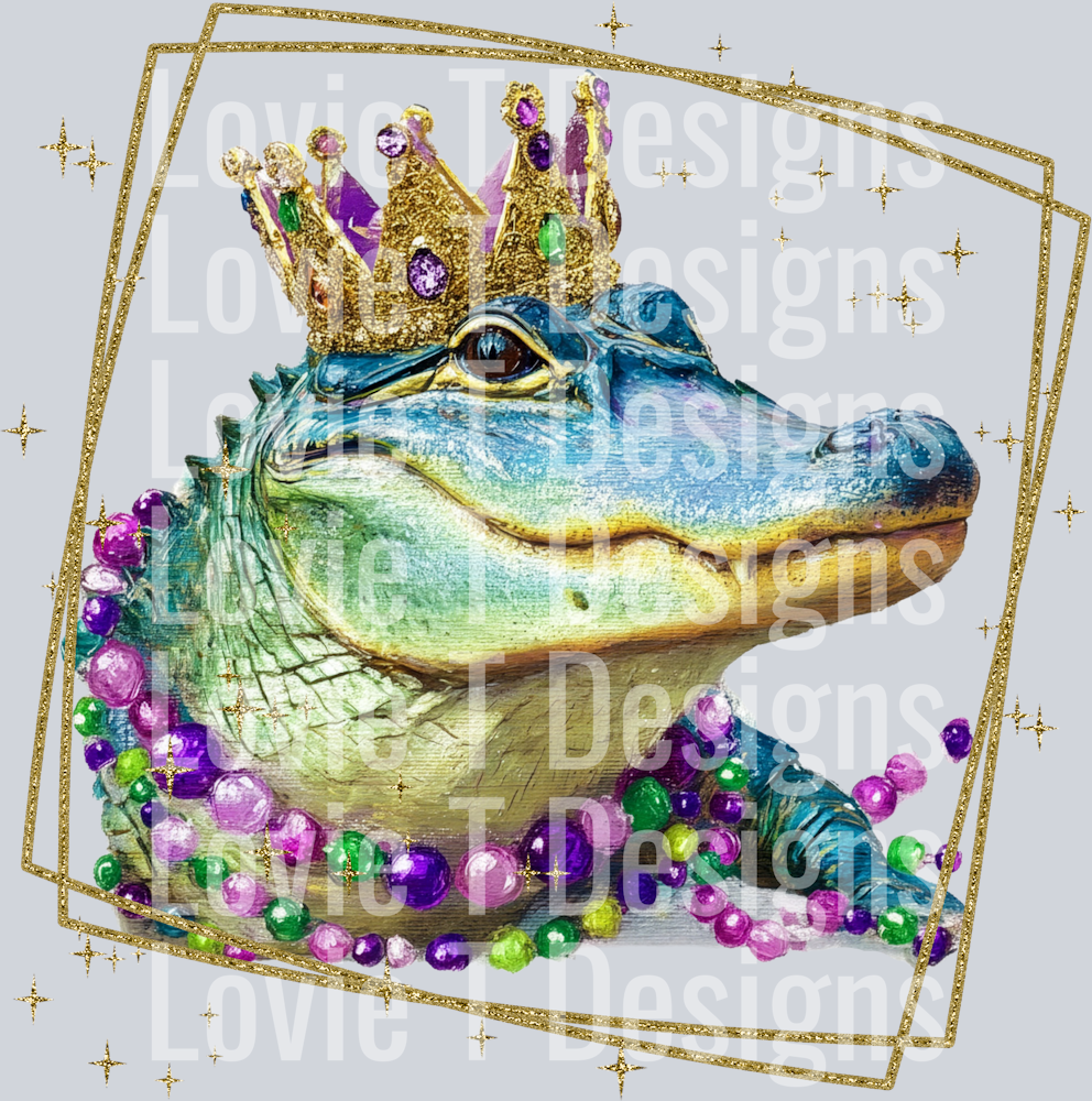 MARDI GRAS GATOR
