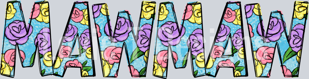 MAWMAW SPRING DOODLE