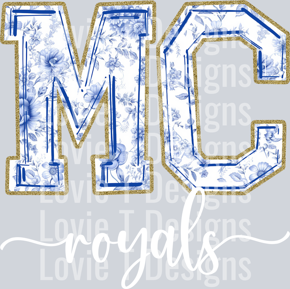 MC ROYALS BLUE TOILE