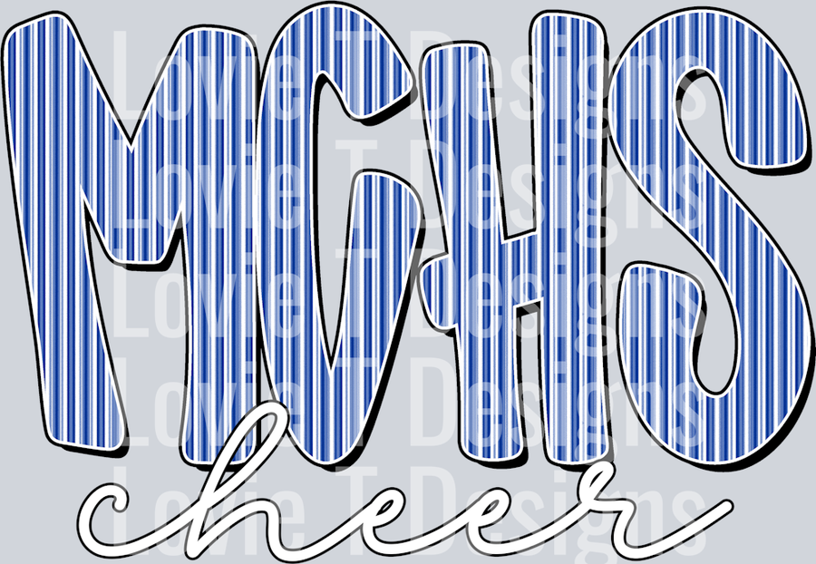 MCHS ROYAL CHEER SEERSUCKER