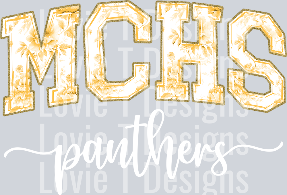 MCHS YELLOW TOILE PANTHERS