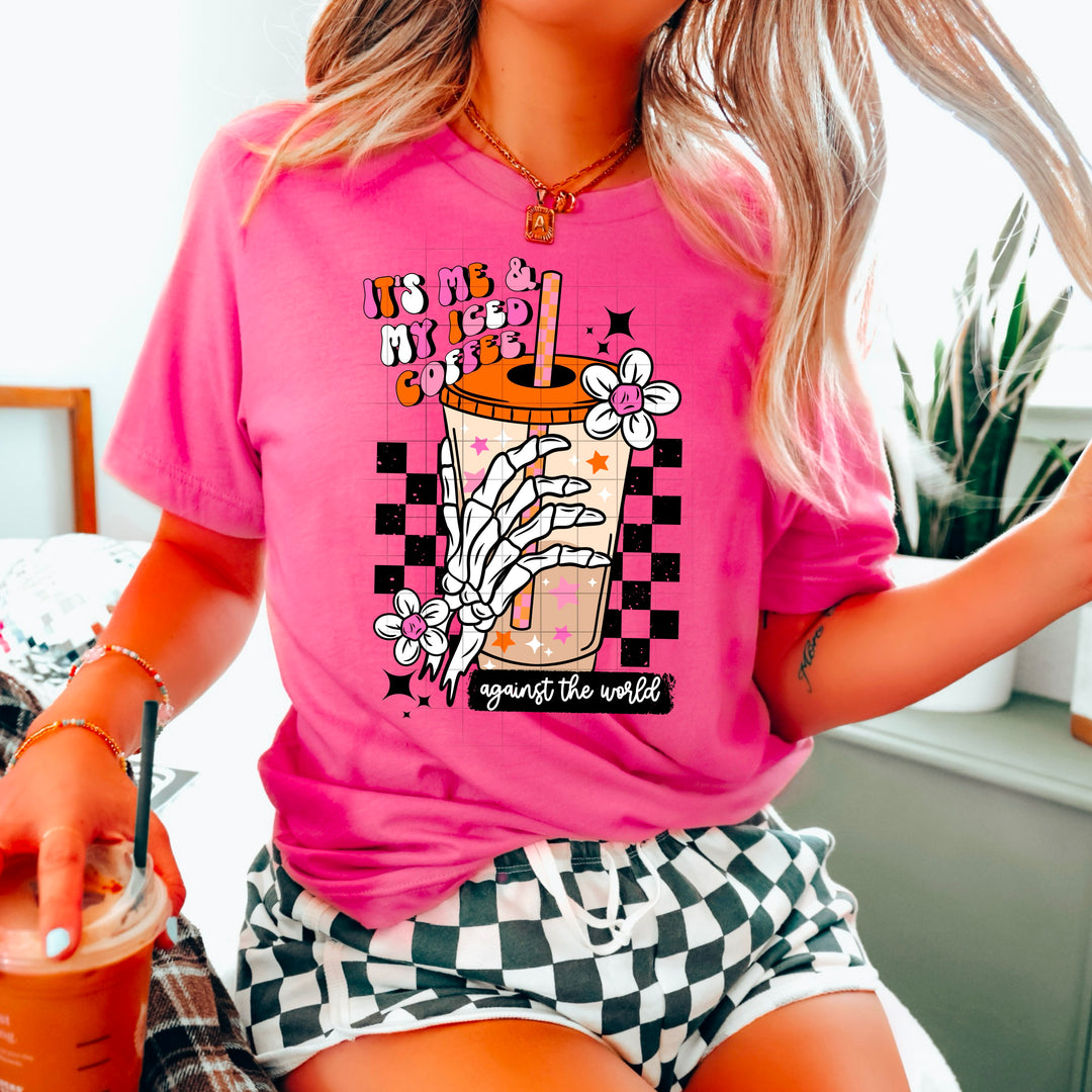 ME AND MY ICED COFFEE SKELLIE HAND
