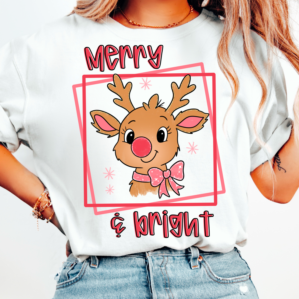 MERRY AND BRIGHT REINDEER